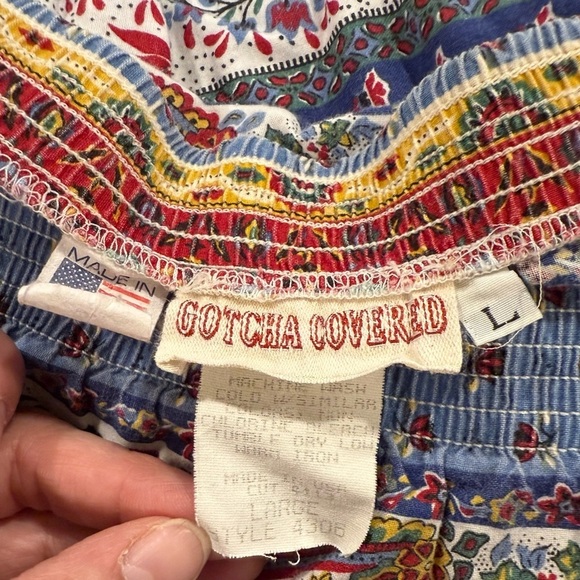 Gotcha Covered Vintage Bohemian Cottagecore Tier Full Colorful Midi/Maxi Skirt - Picture 7 of 11